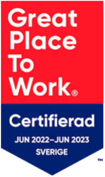 Great Place To Work-certifierade!