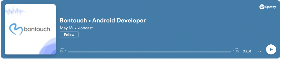 jobcast android developer