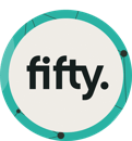 Fifty logotype
