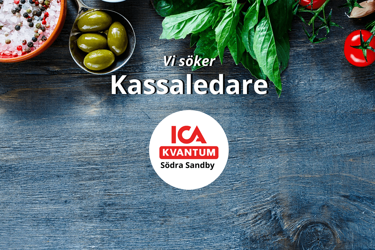 Kassaledare till ICA Kvantum Södra Sandby