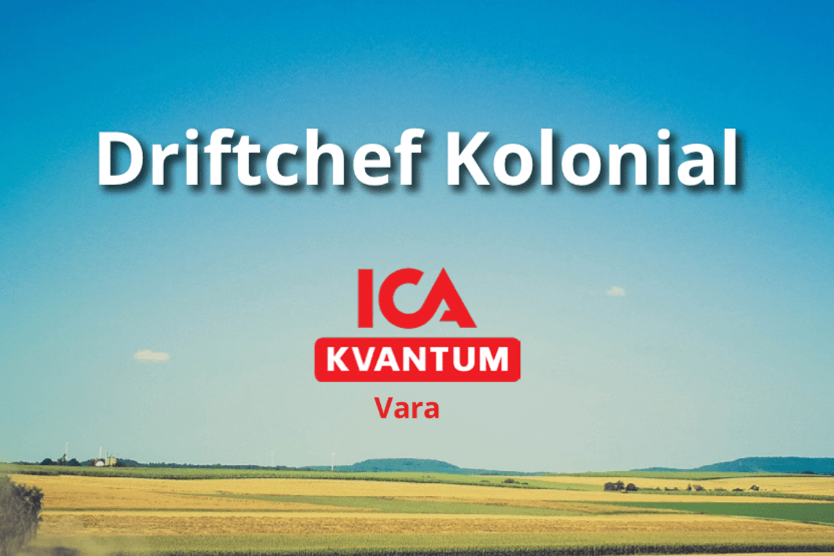 Driftchef kolonial mat till ICA Kvantum Vara