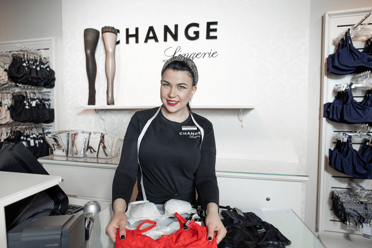 Myymälänhoitaja CHANGE Lingerie -myymälään, Tampere