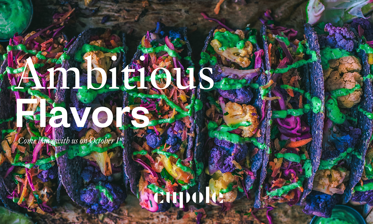 Ambitious Flavors with Cupole - Kvällsevent för HHS 1:a oktober