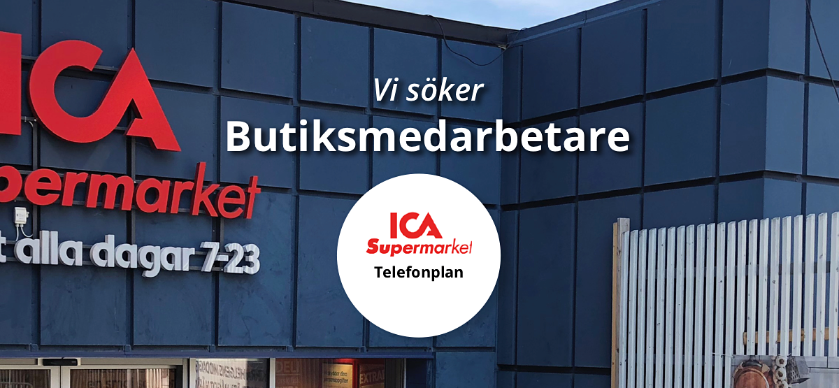 Butiksmedarbetare till ICA Supermarket Telefonplan
