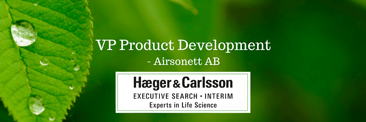 VP Product Development - Airsonett, Ängelholm