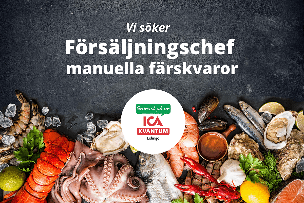 Försäljningschef manuella färskvaror till ICA Kvantum Lidingö