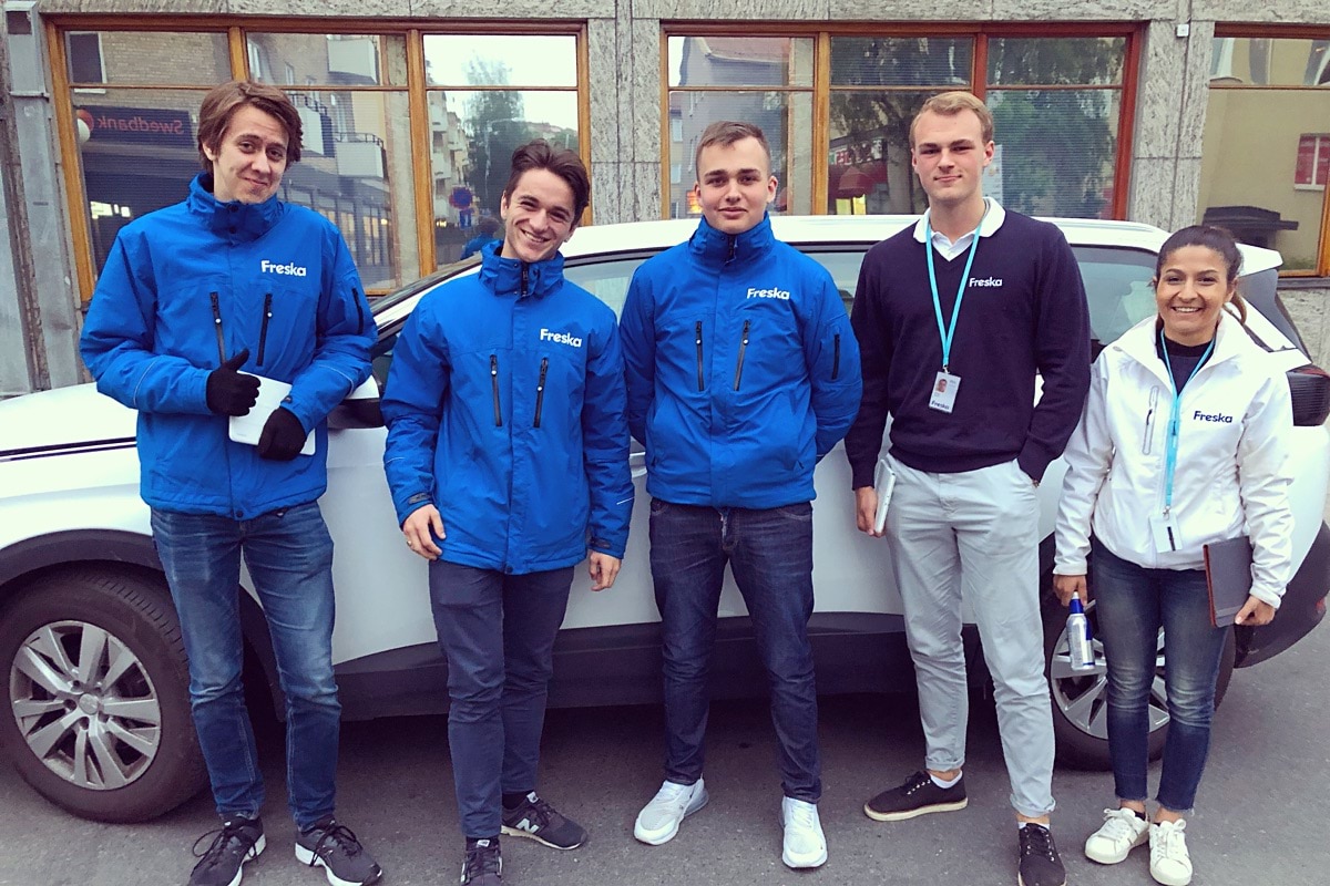 Deltidsjobb som säljare på Freska