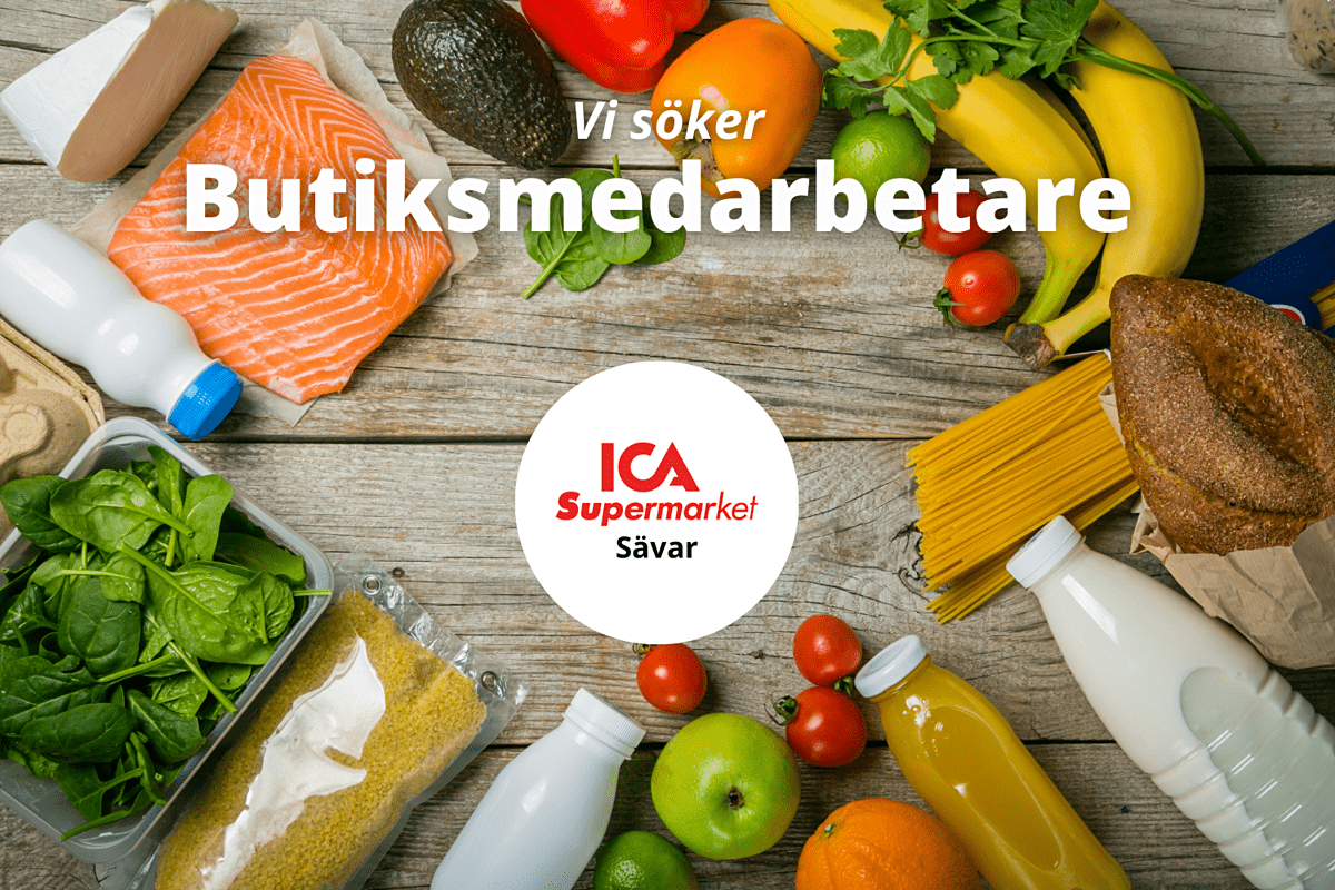 ICA Supermarket Sävar söker nya butiksmedarbetare!
