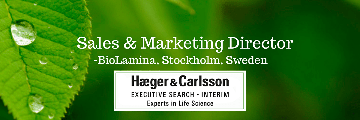Sales & Marketing Director - BioLamina