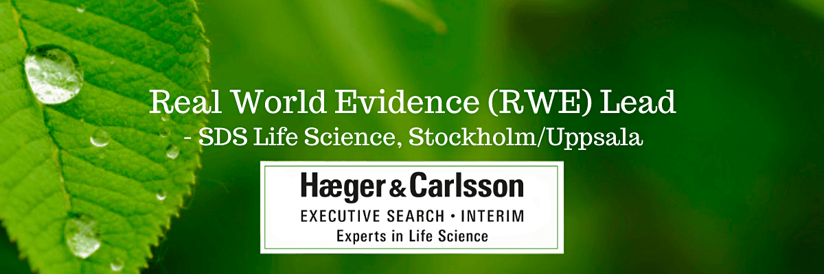 Real World Evidence (RWE) Lead - SDS Life Science