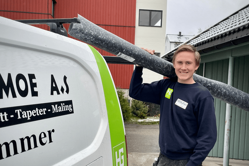 Gulvlegger Espen Kolbjørnsen
