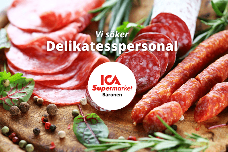 ICA Supermarket Baronen söker delikatesspersonal till deltidstjänst! image