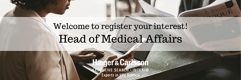 Welcome to register your interest to upcoming role as Head of Medical Affairs image