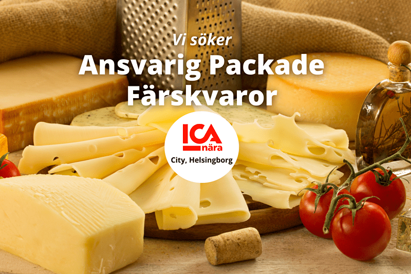 ICA Nära City Helsingborg söker ansvarig för packade färskvaror! image