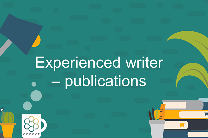 Experienced writer – publications image