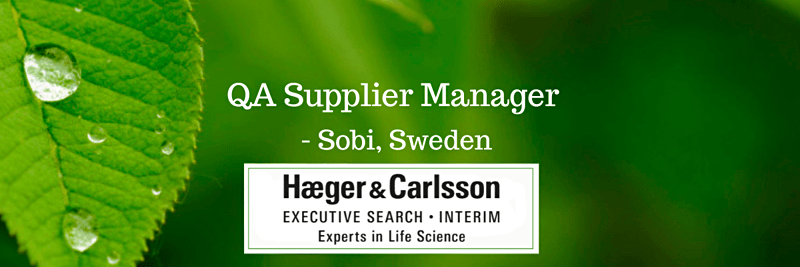 QA Supplier Manager - Sobi image