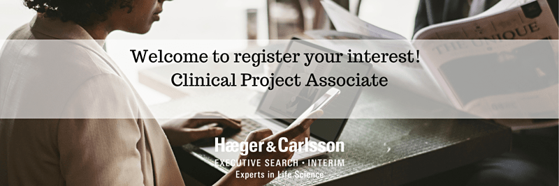 Welcome to register your interest for the role as Clinical Project Associate image