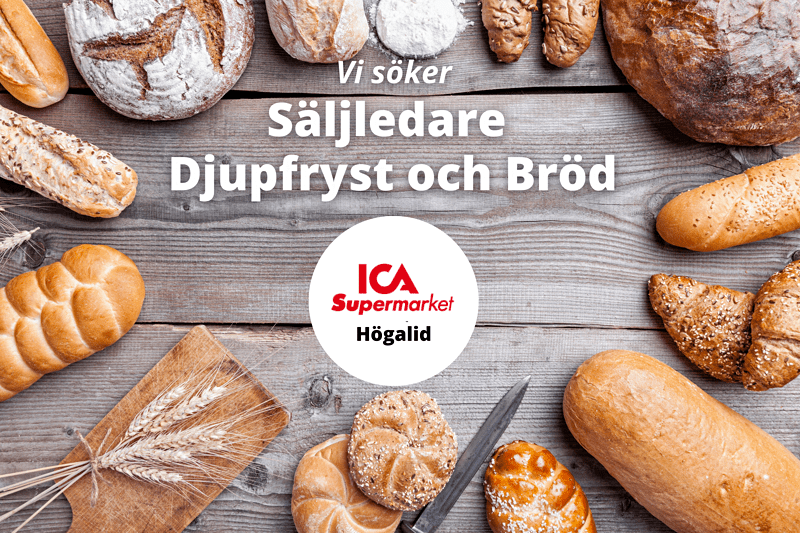 ICA Supermarket Högalid söker Säljledare Djupfryst & Bröd! image